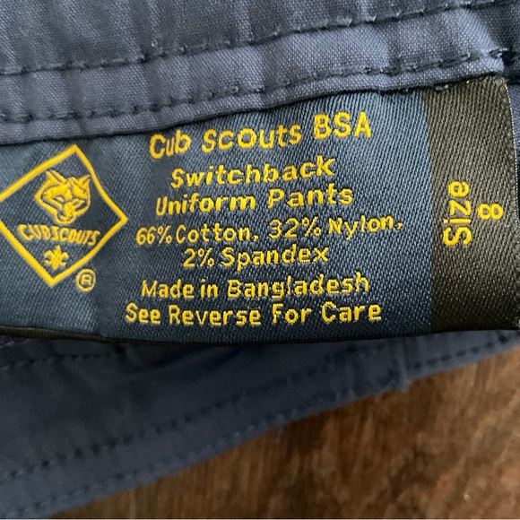 🟦 Cub Scout Switchback Uniform Pants Lot Youth Size 8 | Converts to Shorts | NEW - Picture 7 of 12